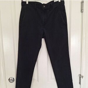 Rag & Bone‎ Slim Black Straight Leg Corduroy Pants Mens 34 USA
